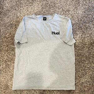 Huel Light Gray Men's Short Sleeve Tee